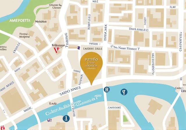 Mappa che mostra la posizione dell'atelier Vetro Antico a Firenze